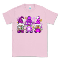Bubblegum Pink purple winter gnomies Classic Tee - NancyCooperArtShop