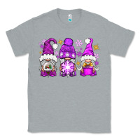 Heather Grey purple winter gnomies Classic Tee - NancyCooperArtShop