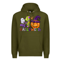 Army Green my first halloween Premium Hoodie - CowGirlArtShop