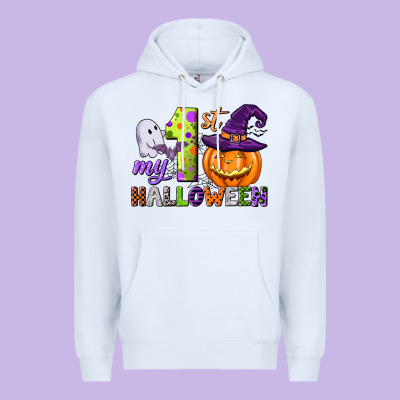 My First Halloween Premium Hoodie Designed By Cowgirlartshop