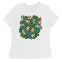 White christmas gingerbread cookies patch Ladies Tee - BundleAndBundleShop