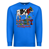 True Royal mooey christmas cow Premium Sweatshirt - CowGirlArtShop