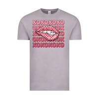 Vintage Zinc xoxo checker lips Vintage Tee - MaliasSmallBusiness