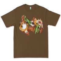 Cacao horseshoe cowhide cactus patch Premium Tee - AdoDesignShop