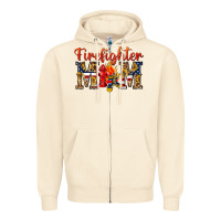 Sandshell Firefighter Mom Zipper Hoodie - texasbilliewilder