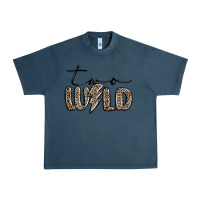 Midnight Navy two wild Urban Heavy Tee - MaliasSmallBusiness