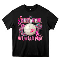 Black in october we wear pink volleyball Heavy Core Tee - AdoDesignShop