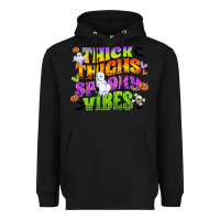 Black thick thighs and spooky vibes Heavyweight Hoodie - CowGirlArtShop
