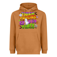 Meerkat thick thighs and spooky vibes Heavyweight Hoodie - CowGirlArtShop