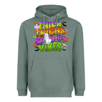 Sage thick thighs and spooky vibes Heavyweight Hoodie - CowGirlArtShop