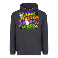 Smoke thick thighs and spooky vibes Heavyweight Hoodie - CowGirlArtShop
