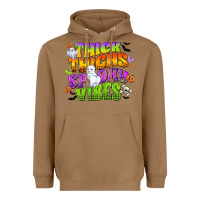 Toasted Coconut thick thighs and spooky vibes Heavyweight Hoodie - CowGirlArtShop