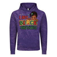 Cloud Purple i am black history black girl Vintage Hoodie - MaliasSmallBusiness