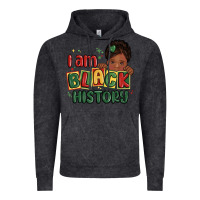 Vintage Black i am black history black girl Vintage Hoodie - MaliasSmallBusiness