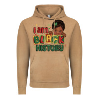 Vintage Camel i am black history black girl Vintage Hoodie - MaliasSmallBusiness