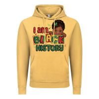 Vintage Mustard i am black history black girl Vintage Hoodie - MaliasSmallBusiness