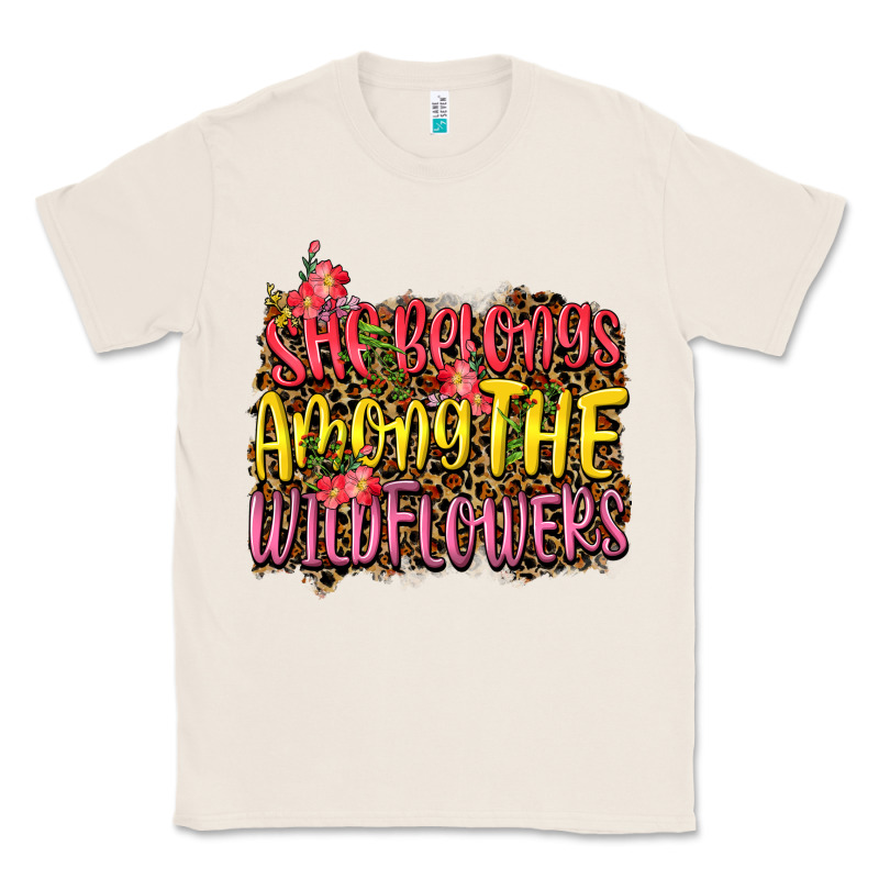 She Belongs Among The Wildflowers Classic Tee by NancyCooperArtShop | Teevron