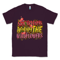 Plum she belongs among the wildflowers Classic Tee - NancyCooperArtShop