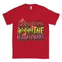 Red she belongs among the wildflowers Classic Tee - NancyCooperArtShop
