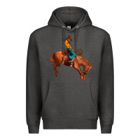 Charcoal Heather cowboy rodeo Premium Hoodie - JahusDesignShop