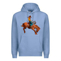 Colony Blue cowboy rodeo Premium Hoodie - JahusDesignShop