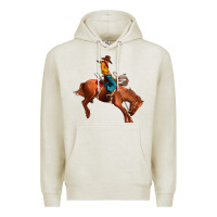 Oatmeal Heather cowboy rodeo Premium Hoodie - JahusDesignShop
