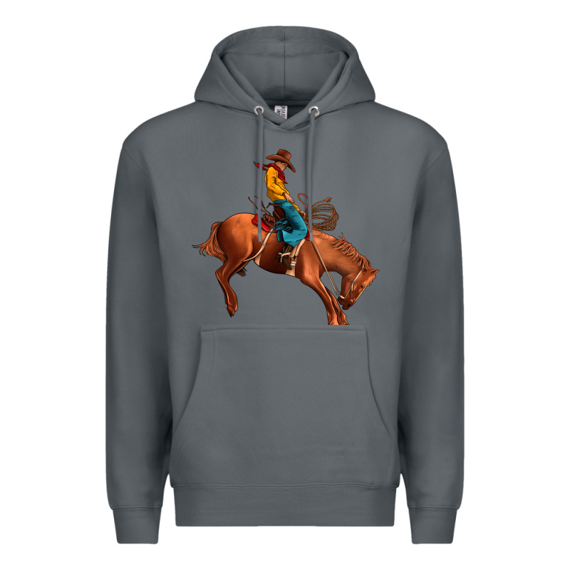 Cowboy Rodeo Premium Hoodie by JahusDesignShop | Teevron
