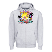 Heather Grey sunshine on my mind Zipper Hoodie - NancyCooperArtShop