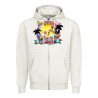 Oatmeal Heather sunshine on my mind Zipper Hoodie - NancyCooperArtShop