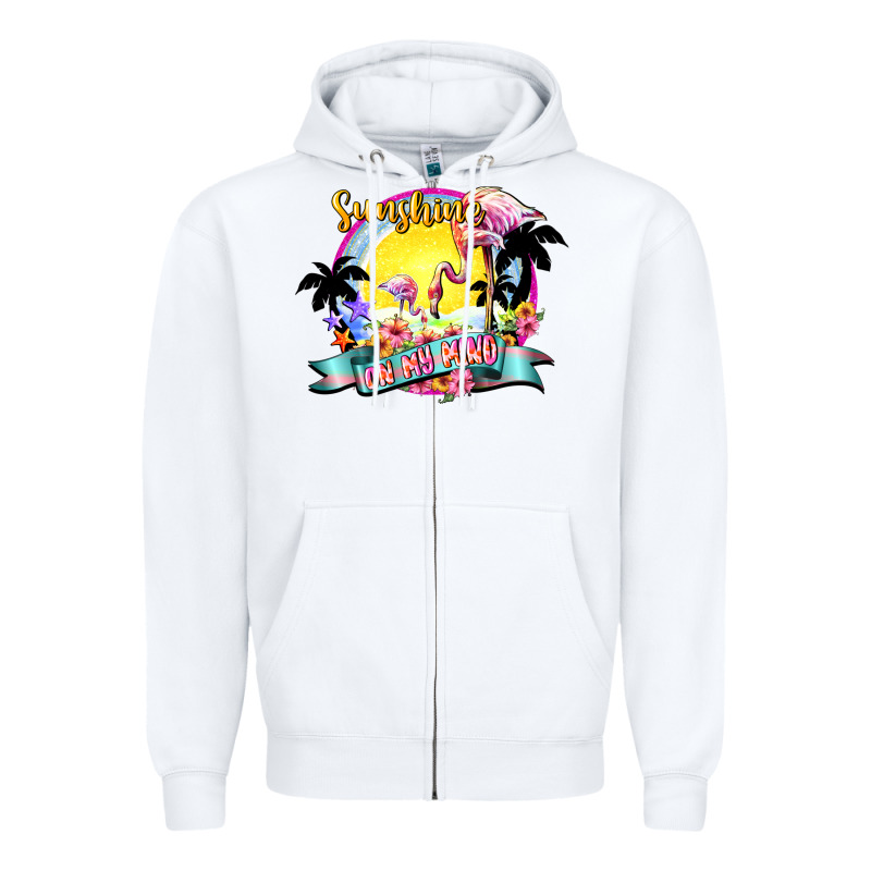 Sunshine On My Mind Zipper Hoodie by NancyCooperArtShop | Teevron