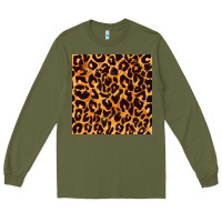 Army Green leopard seamless pattern bbs Long Sleeve Tee - BundleAndBundleShop