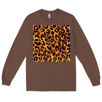 Chestnut leopard seamless pattern bbs Long Sleeve Tee - BundleAndBundleShop