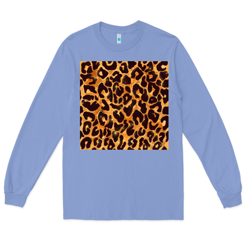 Leopard Seamless Pattern Bbs Long Sleeve Tee by BundleAndBundleShop | Teevron