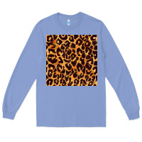 Colony Blue leopard seamless pattern bbs Long Sleeve Tee - BundleAndBundleShop