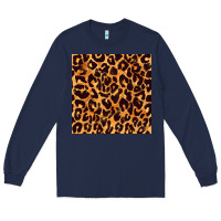 Navy leopard seamless pattern bbs Long Sleeve Tee - BundleAndBundleShop