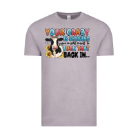 Vintage Zinc your crazy is showing you might want to tuck that Vintage Tee - MaliasSmallBusiness