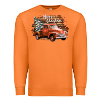 Carrot merry christmas truck Premium Sweatshirt - CowGirlArtShop