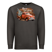 Smoke merry christmas truck Premium Sweatshirt - CowGirlArtShop