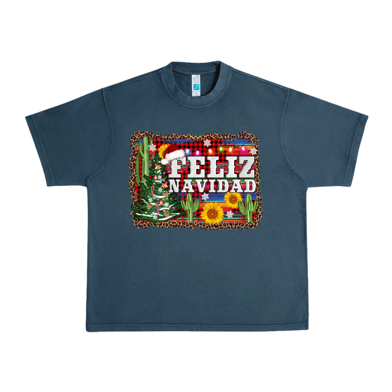 Feliz Navidad Urban Heavy Tee by AdoDesignShop | Teevron