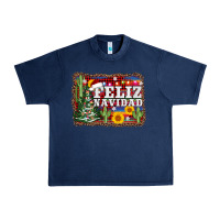 Navy feliz navidad Urban Heavy Tee - AdoDesignShop