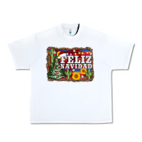 White feliz navidad Urban Heavy Tee - AdoDesignShop
