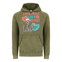 Vintage Olive kinda broke kinda bougie Vintage Hoodie - MaliasSmallBusiness
