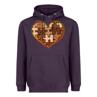 Melanin Skin Tone Heart Black History Heavyweight Hoodie | Teevron