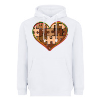 White melanin skin tone heart black history Heavyweight Hoodie - CowGirlArtShop