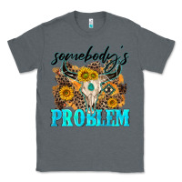 Charcoal Heather somebodys problem Classic Tee - NancyCooperArtShop