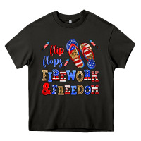 Asphalt flip flops fireworks and freedom Heavy Core Tee - AdoDesignShop