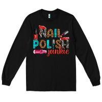 Black nail polish junkie bbs Long Sleeve Tee - BundleAndBundleShop
