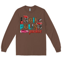 Chestnut nail polish junkie bbs Long Sleeve Tee - BundleAndBundleShop