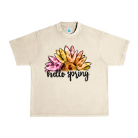 Sandshell hello spring Urban Heavy Tee - MaliasSmallBusiness