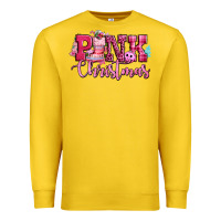 Lemon pink christmas Premium Sweatshirt - CowGirlArtShop